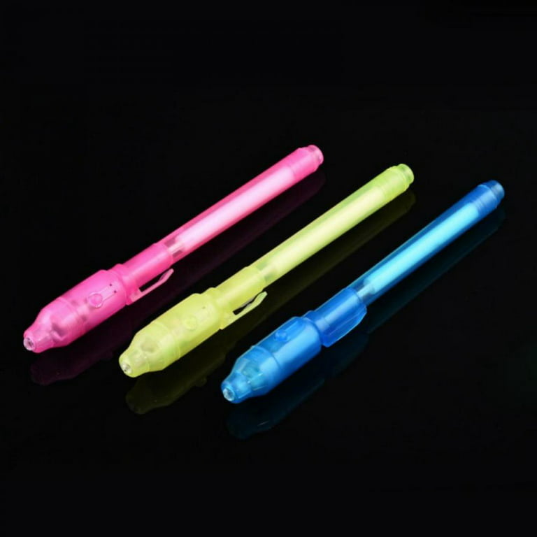 Wovilon Invisible Ink Pen With Uv Black Light Secret Pens Magic  Disappearing Ink Markers School Classroom Supplies Kids Party Favors Easter  Gift For Boys Girls 