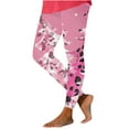 thumbnail image 6 of qucoqpe Christmas Print Leggings for Women Festive Yoga Pants Soft Stretchy Tights for Holiday & Casual Wear, 6 of 6