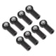 thumbnail image 2 of Soporte de rótula de metal M3 de aluminio para rótula de extremo de barra de enlace axial SCX10 A Negro, 2 of 9