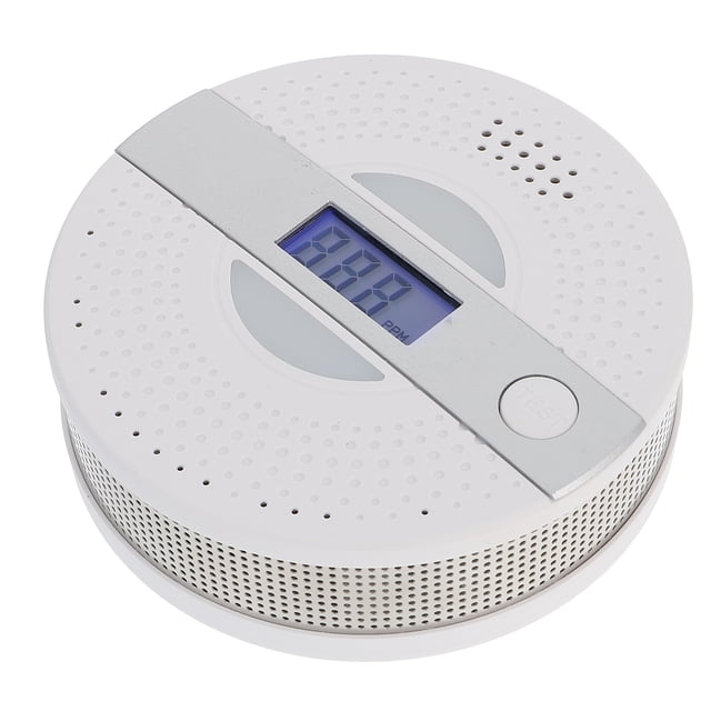 EeaseMX Detector de humo duradero Detector de monóxido de carbono práctico Alarma de humo duradera