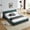 Blue-Green, variant on Queen Size Upholstered Bed Frame with Thick Fabric, Chenille Fabric Grounded Queen Size Platform Bed with Headboard and Solid Frame. No Box Spring Needed, Pink