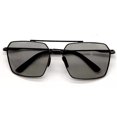 thumbnail image 1 of Gafas de sapo con montura negra, gafas de sol que cambian de color de día y de noche, fabricadas en aleación y TAC, 1 of 5
