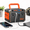 Light Orange, variant on 155Wh Black Orange Portable Solar Generator Kit with 30W Panel