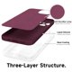 thumbnail image 4 of Svaove Para Iphone 15 Funda De Teléfono Silicona Líquida Delgada Ultra Delgada Minimalista Cubierta Del Teléfono Girly Lindo Liso Brillante Color Sólido Mate Suave Goma Gel Plástico Tpu Parachoques Bo, 4 of 5