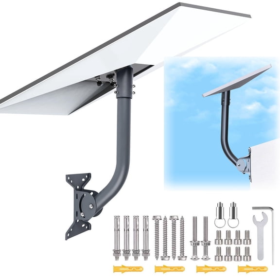Gen 3 Mount for Starlink, Adjustable Wall /Roof Mounting Kit Compatible with V3 Starlink Standard Dish-Include Starlink Gen 3 Pipe Adapter