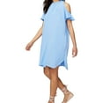 thumbnail image 4 of Rachel Roy Womens Elizabeth Shift Dress, Pink, X-Small, 4 of 5