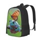 thumbnail image 1 of Balery Butterfly Landing On Head Dumpy Frog Mochila para hombre y mujer - Tela Oxford 600D resistente - Gran capacidad, resistente al agua, ideal para la escuela, viajes y senderismo, 1 of 6