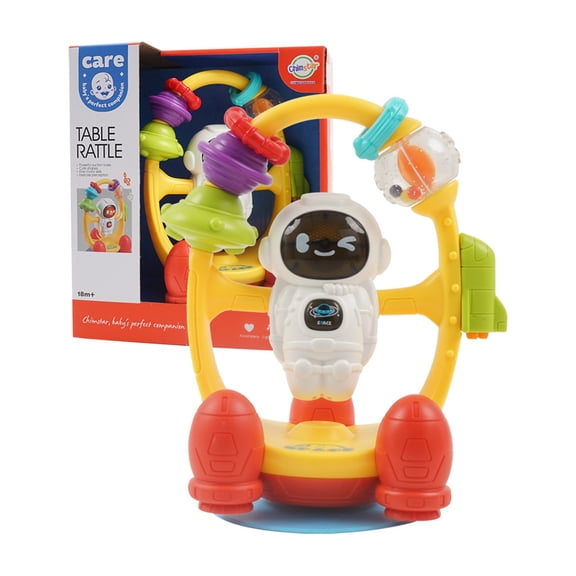 Twfbrm Baby Musical Toys,Multi-functional Sensory Learning Toy with Music and Lights 0-12 Months,Pacifier Teething Musical Toys,Rattle Toy for Toddlers,Boys and Girls Gifts