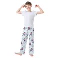 thumbnail image 2 of FORMRS Boys Pajama Pants with Pockets Size 13-14Y Kids Lounge Sleep Bottoms, Blue Ice Hockey, 2 of 8