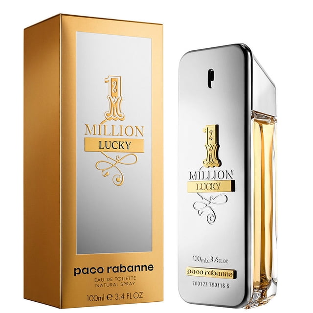 Perfume 1 Million Lucky para Hombre de Paco Rabanne Eau de Toillete 100ML Paco Rabanne 00334966856267 Eau de Toilette