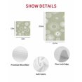 thumbnail image 7 of Geometric Kitchen Dish Towels for Drying Dishes Set of 2, Abstract Sage Green White Boho Circle Dot Waffle Weave Microfiber Hand Tea Bathroom Towels Quick Dry & Absorbent Towel 15.7x23.6, 7 of 7