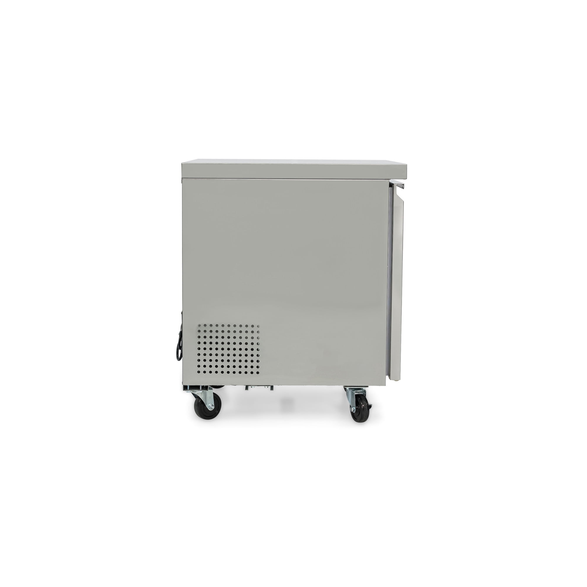 Norpole 6 cu. ft. Commercial Under Counter Upright Freezer in Stainless Steel in Stainless Steel