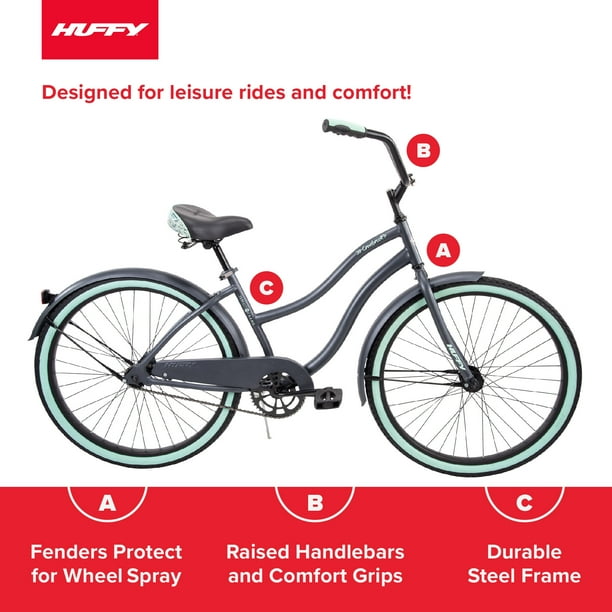 Cranbrook Womens Comfort Cruiser Bike Bike Pink Huffy 26 In