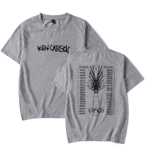 Ken Carson Merch T-Shirt A Great Chaos AGC T Shirt Live Chaos ChaosLive Tour Merch Rapper Streetwear Tee Tops