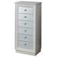 thumbnail image 1 of ACME Talor Armoire à Bijoux en Bois à 6 Tiroirs Blanche, 1 of 2