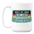 thumbnail image 1 of Best of 1982 feat. Retro Cassette Tape, Birth Year Coffee & Tea Mug (15oz), 1 of 6