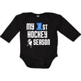 thumbnail image 3 of Inktastic my 1st hockey season Boys Long Sleeve Baby Bodysuit, 3 of 5