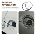 thumbnail image 3 of UPOUART Fuel Cap Rope Rubber Secure Placement Black for Car Owners 1Set, 3 of 8