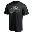 thumbnail image 2 of Men's Black Baltimore Ravens Dual Threat T-Shirt, 2 of 3