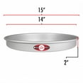 thumbnail image 2 of Fat Daddio's Anodized Aluminum Round Cake Pan with Solid Bottom, 14 x 2 Inch, 2 of 2