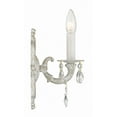 thumbnail image 3 of 5021-AW-CL-MWP Crystorama Lighting Sutton - One Light Wall Sconce in Traditional and Contemporary Style - 6.25 Inches Wide by 10 Inches High-Antique, 3 of 7