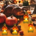 thumbnail image 5 of Wadada Turkey Tea Lights Candles Battery Operated Thanksgiving LED Flameless Tealight Candles, Cute Thanksgiving Table Decorations Centerpieces for Home Kitchen Indoor Party Fall Decor, 5 of 6