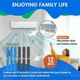 thumbnail image 5 of 12 Pieces Replacement Split Air Filter Compatible with Mitsubishi Electric MAC-2300FT-E MAC-3000FT-E Air Conditioners, 5 of 5