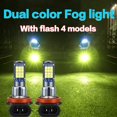 thumbnail image 2 of 24LED 3030SMD Dual Color LED Estroboscópica Lámpara Antiniebla H1 H3 Bombilla H4 H7 H11 H8 Super Brillante Coche Luces 90056 8801 DC12V huangjie unisex, 2 of 2