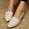 thumbnail image 7 of Mostsola Loafers for Women Pointed Toe Flats Low Heels Dress Shoes Slip on Business Casual Shoes, 7 of 7
