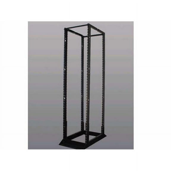 45U 4-Post SmartRack Black Open Frame