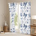 thumbnail image 3 of Manfei Cartoon Coquette Bowknot Blackout Curtains,Ocean Themed Shell Curtains Pack of 2 (42x84 Each), 3 of 6
