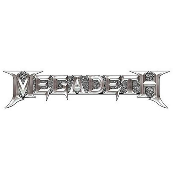 Megadeth Chrome Logo Badge