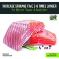 thumbnail image 5 of Vac Fresh Food Vacuum Sealer Rolls (8" x 50, 1 Roll), 3.5mil VF850 Embossed Food Storage Bags, Vacuum Seal Bags for Meal Prep, Sous Vide Bags for Cooking (50 Feet), 5 of 5