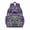 Purple, variant on Blossom Floral Print Durable School Backpack for Commuters