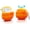 BurningFruit, variant on Silicone Protective Case for AirPods 2nd & 1st Generation with Keychain, Cute Cartoon Design Shockproof Cover