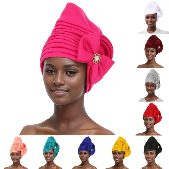 Stretchy Head Scarf for Women Turban Headwrap Natural Hair African Style