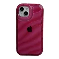 thumbnail image 3 of Funda transparente con patrón de ondas para iPhone 14, 13 Pro Max, 12, 11, X, XR, XS Max, 7, 8, 14 Plus, funda suave anticaídas y a prueba de golpes, 3 of 5