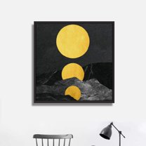 wall26 Framed Canvas Wall Art for Living Room, Bedroom Texture Canvas Prints for Home Decoration Ready to Hang - 24x24 inches