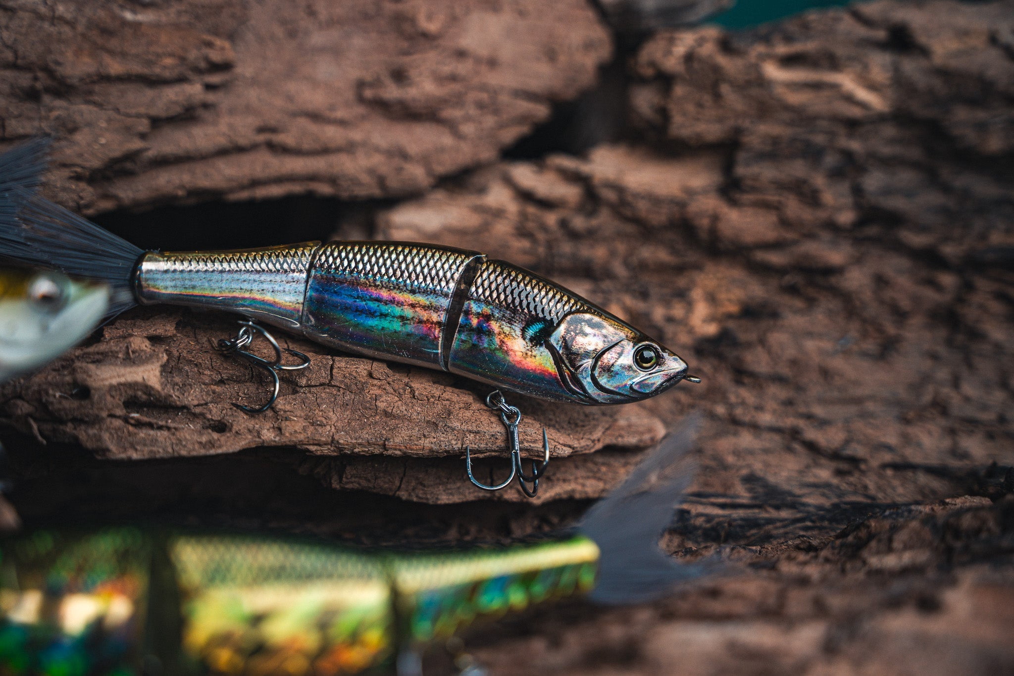 6th Sense – Speed Draw Saltwater Glide Bait, 3-Joint Swimbait for Inshore Bass Fishing Lure