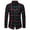 Black, variant on WXLWZYWL Men's Winter Shirts Long Sleeve Sherpa Lined Warm Button Up Front Plaid Flannel Shirt Jacket Styles in Spring and Autumn Slim Fit Casual Shirts with Pocket