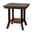 thumbnail image 2 of Odel Side End Table- 1 Shelf- Dark Brown Mahogany- Rectangular 25 Inch, 2 of 5