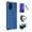Blue, variant on Phone Case for TCL K11,  Full Body  TPU Cover Case + Ring/ Tempered Glass (Purple)