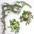 thumbnail image 6 of Willstar 2PCS 180CM Hanging Artificial Flowers Garland Silk Wisteria Fake Garden Ivy Rattan Plants Vines Decor Wedding Party Home, 6 of 11