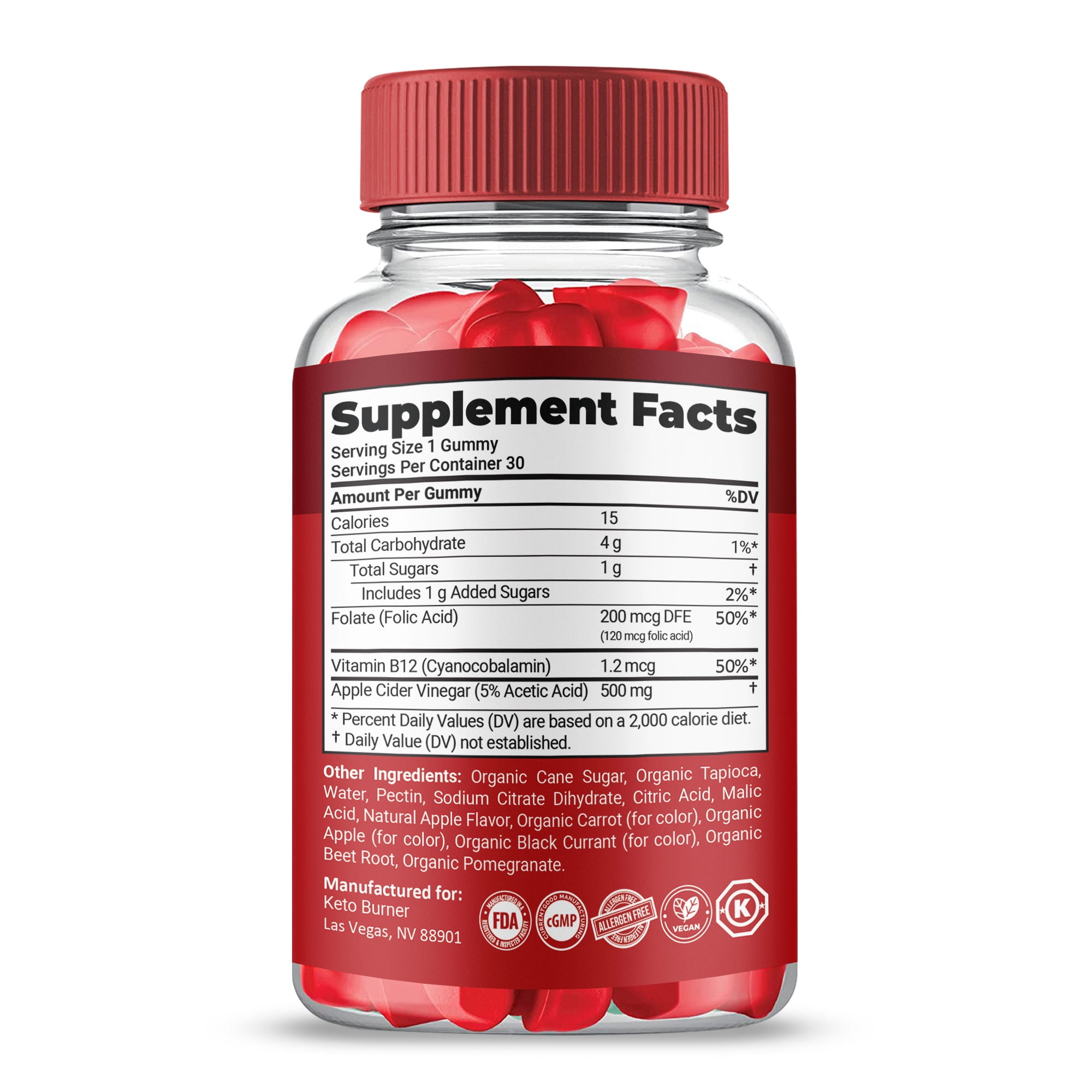(2 Pack) Keto Burner Keto ACV Gummies