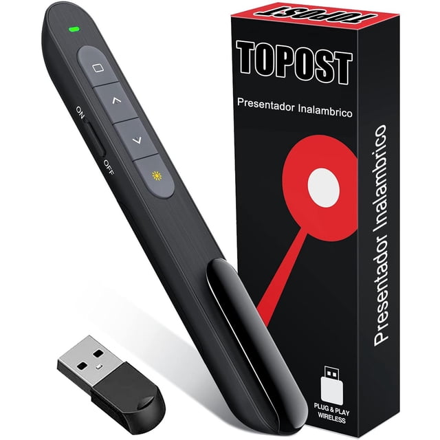 Presentador Inalámbrico TOPOST Compatible con Windows y Mac