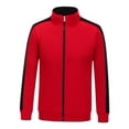 thumbnail image 4 of Chaqueta Polar Jinwen con Cremallera Completa Rojo L, 4 of 8