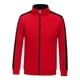 thumbnail image 4 of Chaqueta polar con cremallera completa ajuste clásico para mujer hombre Ropa deportiva Rojo l Macarena, 4 of 8