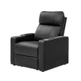 Mainstays Home Theater Recliner with USB charging ports, Faux Leather