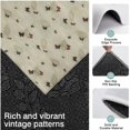 thumbnail image 3 of Beige Leaf Butterfly Pattern Kitchen Rugs Sets Of 3,Kitchen Runner Rugs Non Skid Washable,Decorative Kitchen Floor Mats for Kitchen,Sink,Laundry,17"x30"+ 17"x47" + 17"x59", 3 of 6