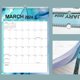 thumbnail image 3 of Calendario de pared 2024-2025, enero 2024-junio 2025, 38 x 30 cm, con festivos destacados, calendario de planificación, papel grueso, 3 of 5
